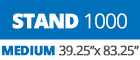 39.25" x 60" to 83.25"